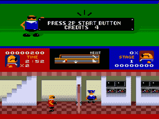 Bonanza Brothers [US,EU,KR] segaMD 1991 Game Image