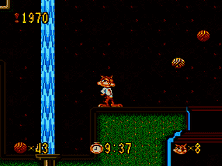 Bubsy in : Claws Encounters of the Furred Kind [US,EU] segaMD 1993 Game Image