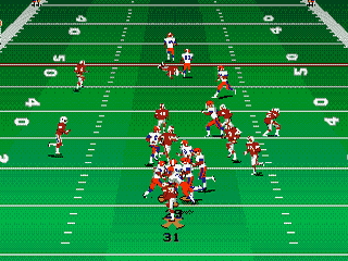 College Football USA 97 [US] segaMD 1996 Game Image
