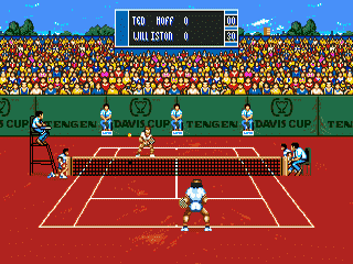 Davis Cup Tennis [US,EU] segaMD 1993 Game Image
