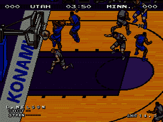 Double Dribble : The Playoff Edition [US] segaMD 1994 Game Image