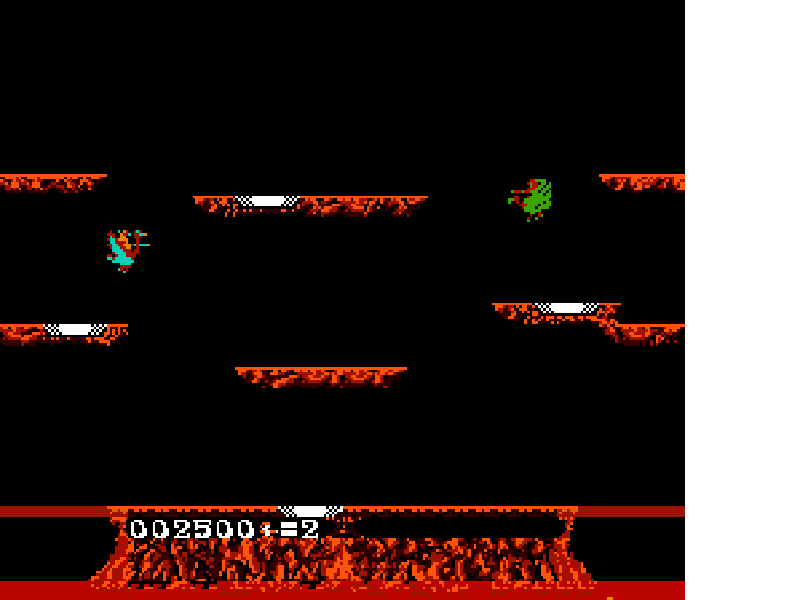 Joust [US] nes 1988 Game Image