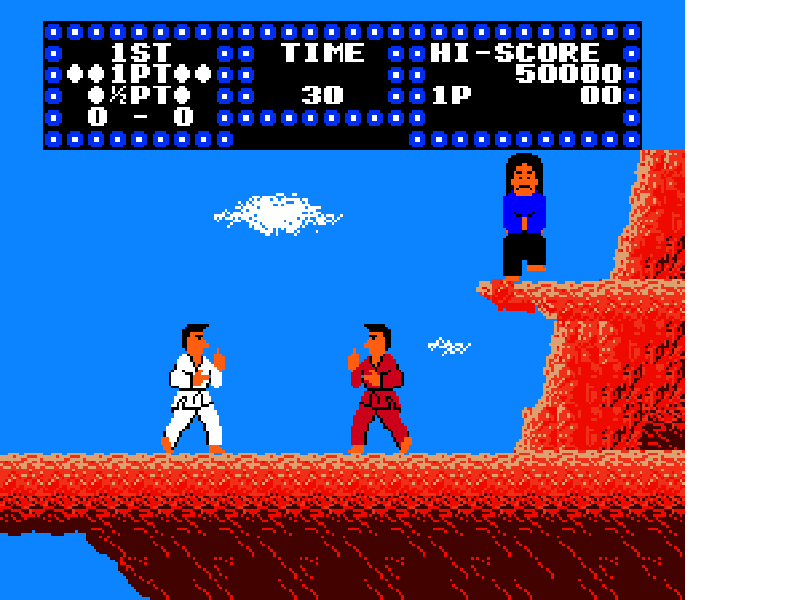 Karate Champ [US] nes 1986 Game Image