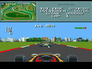 Formula One [US] segaMD 1993 Game Image
