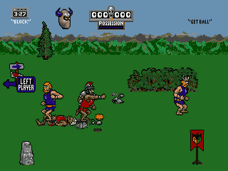 Jerry Glanville’s Pigskin Footbrawl [US] segaMD 1990 Game Image
