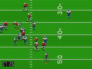 Joe Montana Football [WOR] segaMD 1990 Game Image