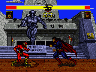 Justice League Task Force [WOR] segaMD 1995 Game Image