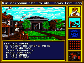 King’s Bounty : The Conqueror’s Quest [US,EU] segaMD 1991 Game Image