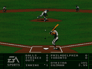 La Russa Baseball 95 [US,AU] segaMD 1994 Game Image