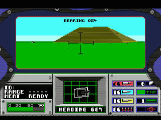 M-1 Abrams Battle Tank [US,EU] segaMD 1991 Game Image
