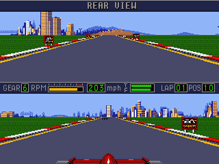 Mario Andretti Racing [US,EU] segaMD 1994 Game Image