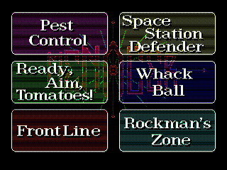 Menacer 6-Game Cartridge [US,EU] segaMD 1992 Game Image