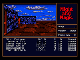 Might and Magic : Gates to Another World [US,EU] segaMD 1991 Game Image