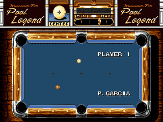 Minnesota Fats : Pool Legend [US] segaMD 1995 Game Image