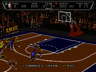 NBA Action ’94 [US] segaMD 1994 Game Image