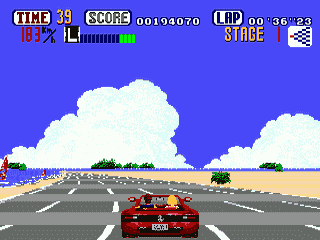 OutRun [US,EU] segaMD 1991 Game Image