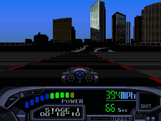 OutRun 2019 [US] segaMD 1993 Game Image