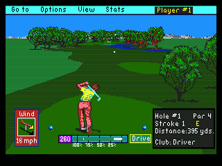 PGA Tour Golf [US,EU] segaMD 1991 Game Image
