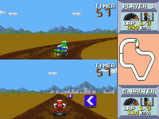 Quad Challenge [US] segaMD 1991 Game Image