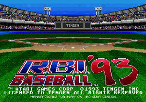 R.B.I. Baseball '93 [US]