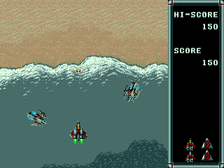 Raiden Trad [US,JP] segaMD 1993 Game Image