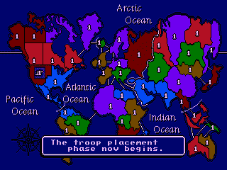Risk [US] segaMD 1994 Game Image