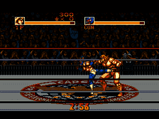 Saturday Night Slammasters [US] segaMD 1994 Game Image