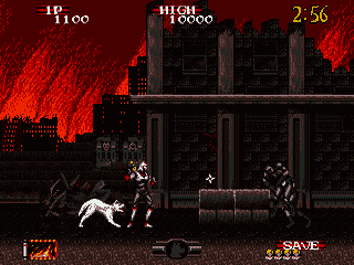 Shadow Dancer : The Secret of Shinobi [WOR] segaMD 1990 Game Image