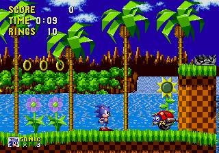 Sonic The Hedgehog [US,EU] segaMD 1991 Game Image