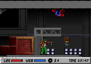 Spider-Man Vs. The Kingpin [WOR] segaMD 1991 Game Image