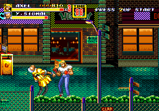 Streets of Rage 2 [US] segaMD 1992 Game Image