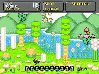 Super Fantasy Zone [US] segaMD 1992 Game Image