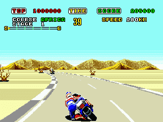 Super Hang On [US,JP] segaMD 1989 Game Image