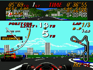 Super Monaco GP [WOR] segaMD 1990 Game Image