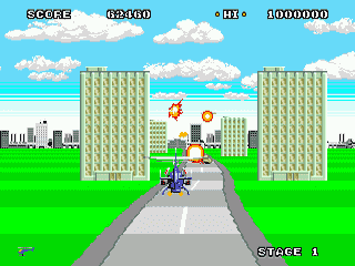 Super Thunder Blade [WOR] segaMD 1988 Game Image