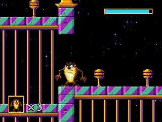 Taz in Escape from Mars [US] segaMD 1994 Game Image