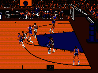 Team USA Basketball [US,EU] segaMD 1992 Game Image