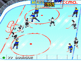 Tecmo Super Hockey [US] segaMD 1994 Game Image