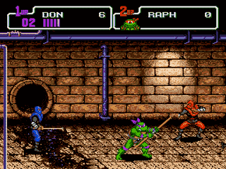 Teenage Mutant Ninja Turtles : The Hyperstone Heist [US] segaMD 1992 Game Image