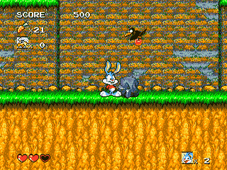 Tiny Toon Adventures : Buster’s Hidden Treasure [US] segaMD 1993 Game Image