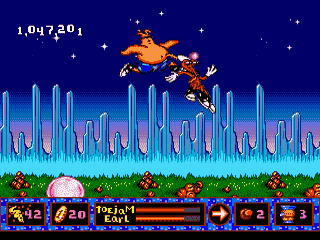 ToeJam & Earl in Panic on Funkotron [US] segaMD 1993 Game Image
