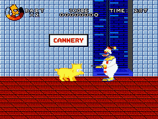 Virtual Bart [WOR] segaMD 1994 Game Image