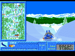 Winter Challenge [US,EU] segaMD 1992 Game Image