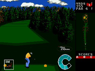 World Class Leaderboard Golf [US] segaMD 1992 Game Image