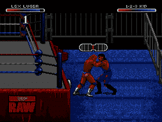 WWF Raw [WOR] segaMD 1995 Game Image