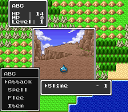 Dragon Quest I & II  T+Eng v2.0 RPGONE, Bugfix v1.053rtm Rod Merida, Doubled v1 Psyklax (J) [JP] snes 1993 Game Image
