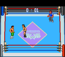 Gekitou Burning Pro Wres  T+Eng v1.0 Phil (J) [JP] snes 1995 Game Image
