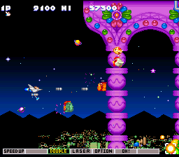 Gokujou Parodius  T+Eng v 1.1a blizzz (J) [JP](Beta) snes 1994 Game Image
