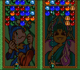 Magical Drop  T+Eng v0.95b AGTP (J) [JP] snes 1995 Game Image
