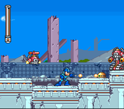 Rockman 7 – Shukumei no Taiketsu!  T+Eng v1.0 Zynk Oxhyde (J) [JP] snes 1995 Game Image